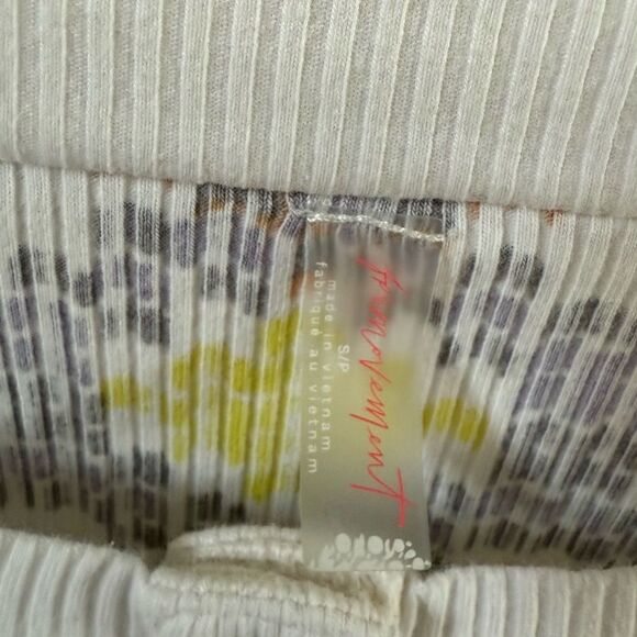 Free People Movement Rally Printed Layer In Fairisle Combo S NWOT - Picture 6 of 14